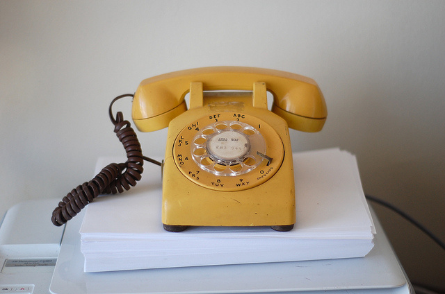 Yellow Telephone by Billy Brown on Flickr