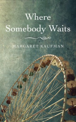Where Somebody Waits cover art. A photograph looking up at a Ferris wheel against a gray sky