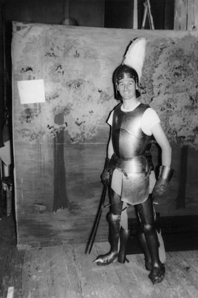 My father dressed as a knight? Pottstown, late 1940s.
