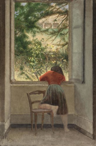 Girl at a Window, 1955 (Painting)