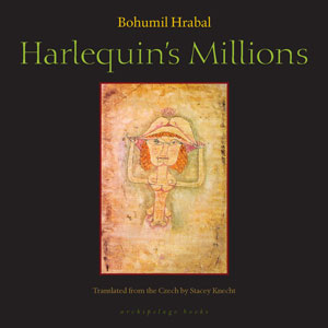 Harlequin's Millions cover art. In the middle of a black cover, an abstract sketch of a woman in a hat