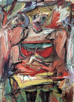 Willem de Kooning, Woman V, 1952-53