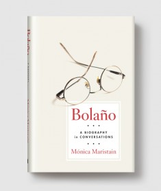 Bolano book jacket; glasses 