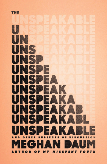 The-Unspeakable book jacket