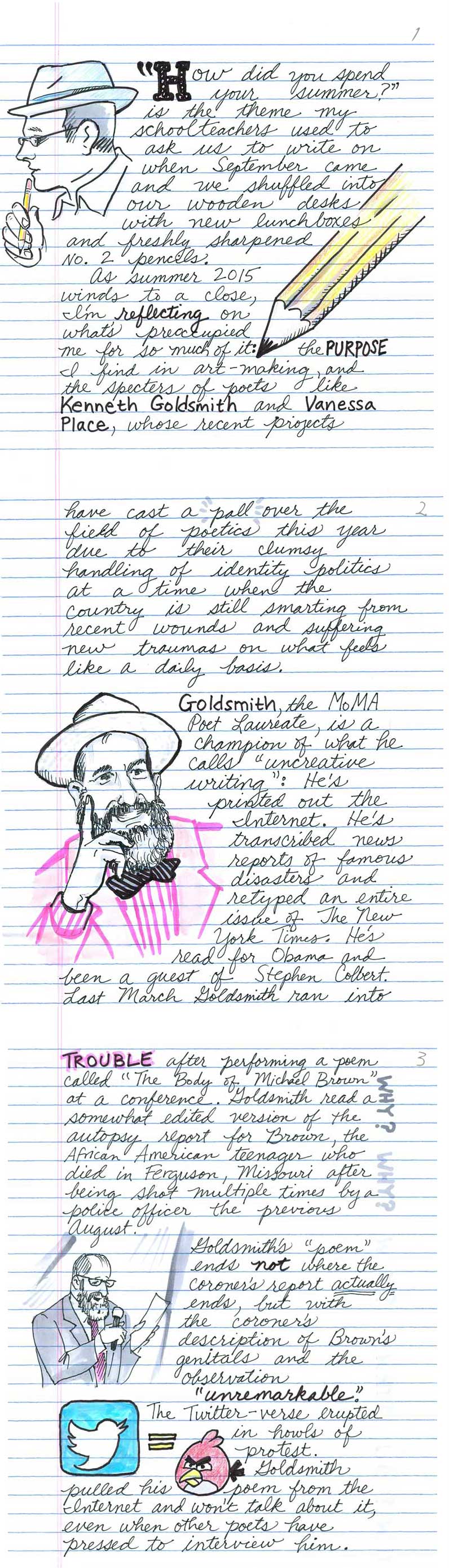 THE EMPATHY MACHINE: A Visual Narrative on the Poetics of Kenneth Goldsmith by Kelly McQuain - 3