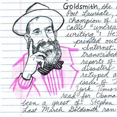 THE EMPATHY MACHINE: A Visual Narrative on the Poetics of Kenneth Goldsmith by Kelly McQuain