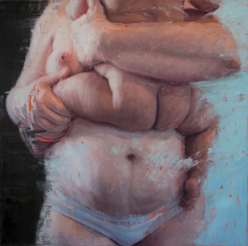 Mother Child (KA2), 2014 Oil on Canvas 60 x 60"