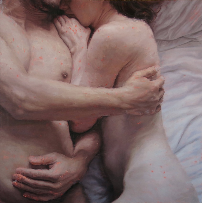 Couple (JT5), 2014 Oil on Canvas 60 x 60"