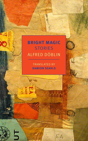 Bright Magic cover art. Different-colored scraps of parchment paper