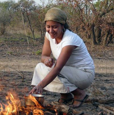 The author in South Sudan