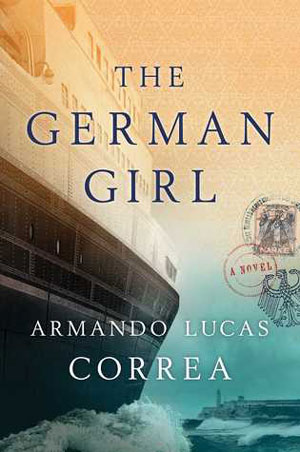 The German Girl cover art. The side of a large ship on the water. 