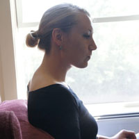 Profile shot of Julia Leverone