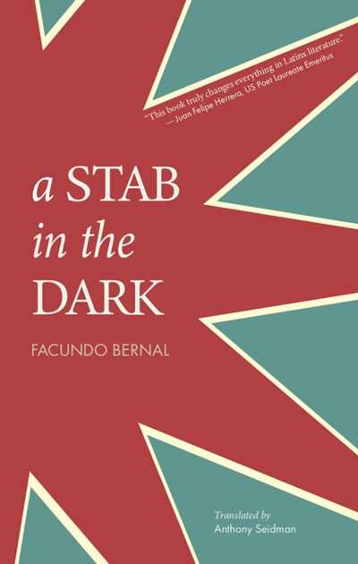 a STAB in the DARK book jacket; red star against teal blue background