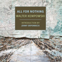 ALL FOR NOTHING, a novel by Walter Kempowski, reviewed by Tyson Duffy