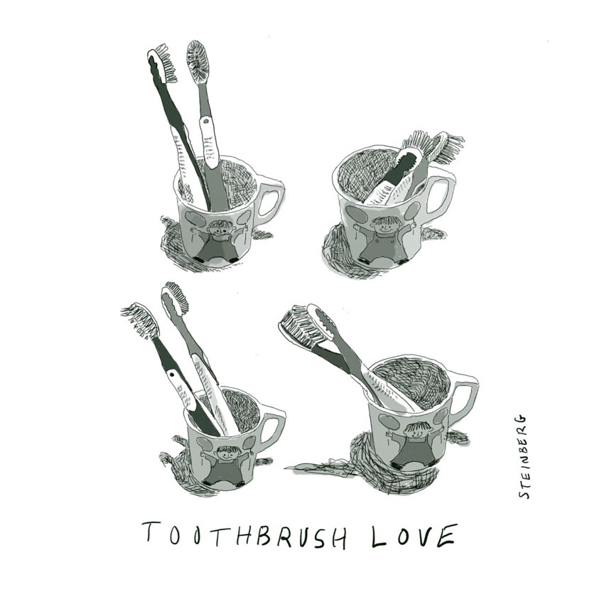 toothbrushes in love