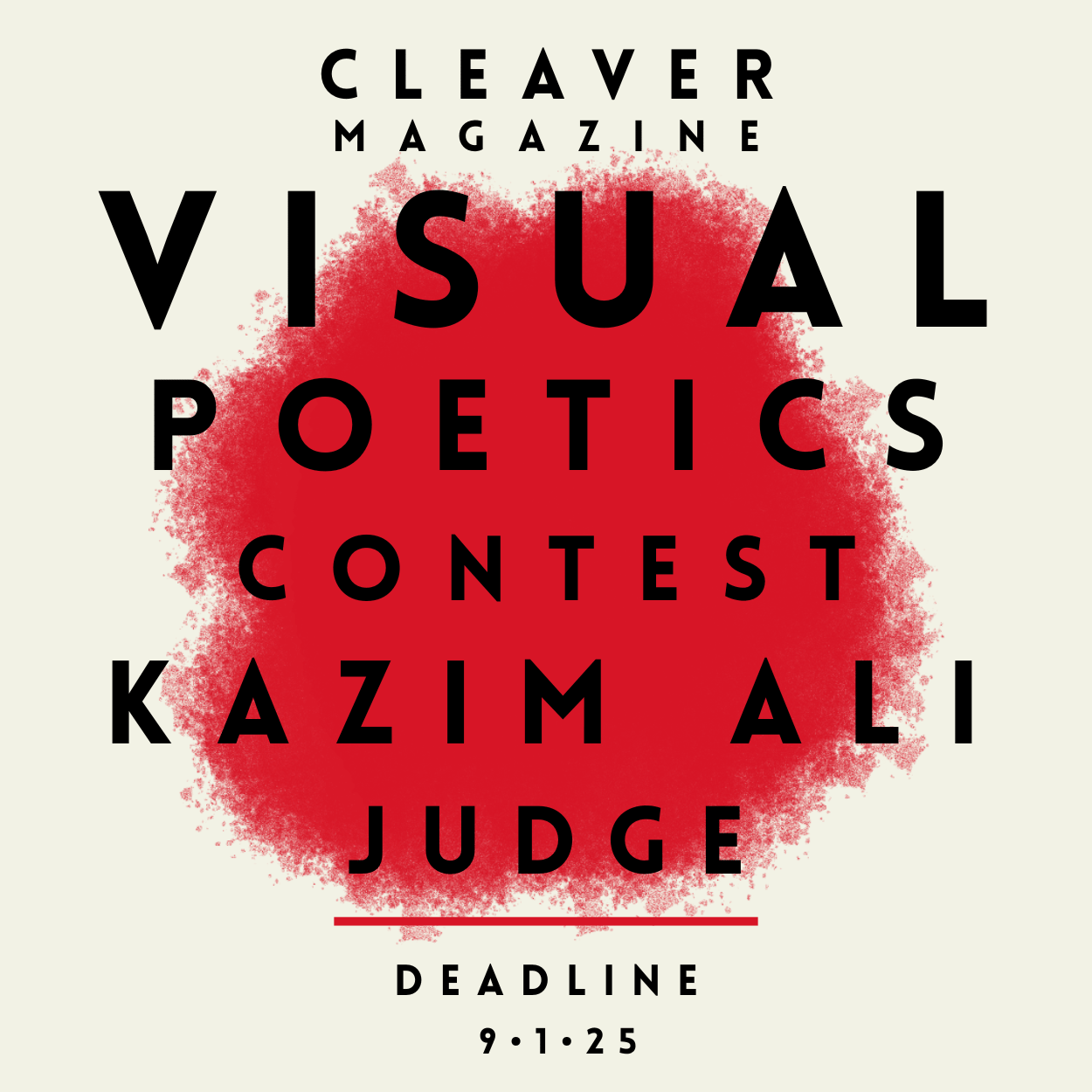 Visual Poetics Contest Poster